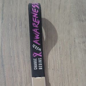 DOMESTIC VIOLENCE AWARENESS- HEART KEY CHAIN, Support Ribbon